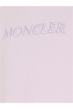 t-shirt in cotone lilla MONCLER KIDS | L19548C0000989AT9509